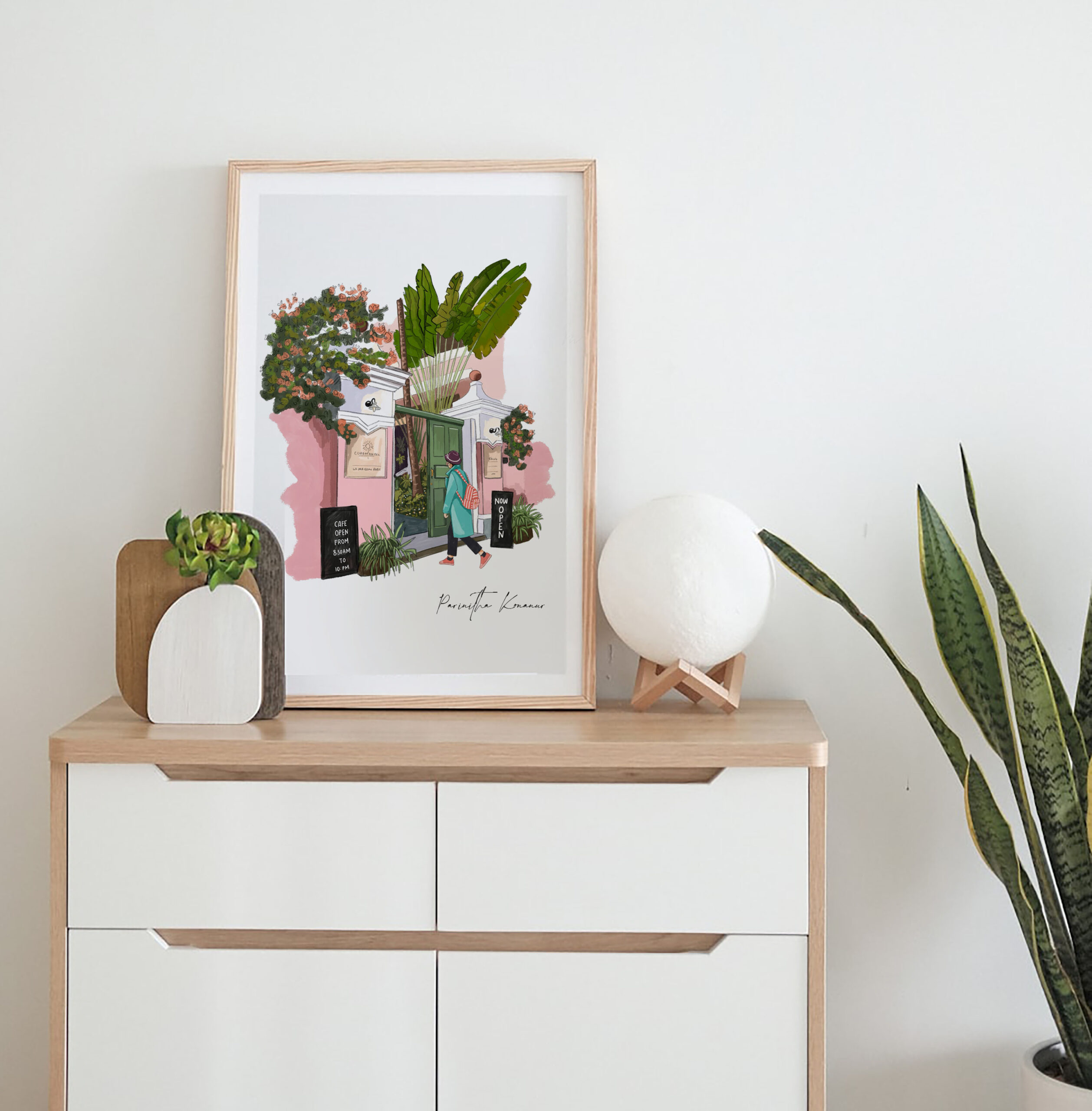 Fable and Hue Parinitha Konanur Cafe Art Prints